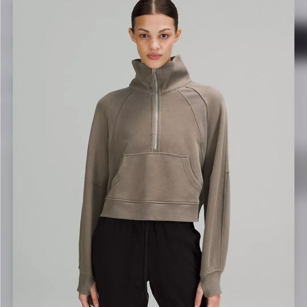 Lululemon Scuba Oversized Funnel Neck Half Zip